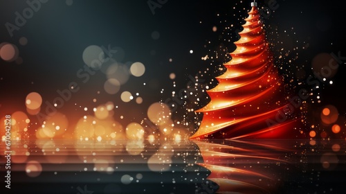 colorful abstract Christmas background with lights 45