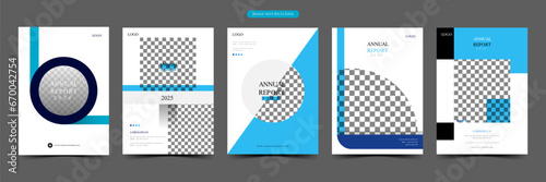 annual report template set