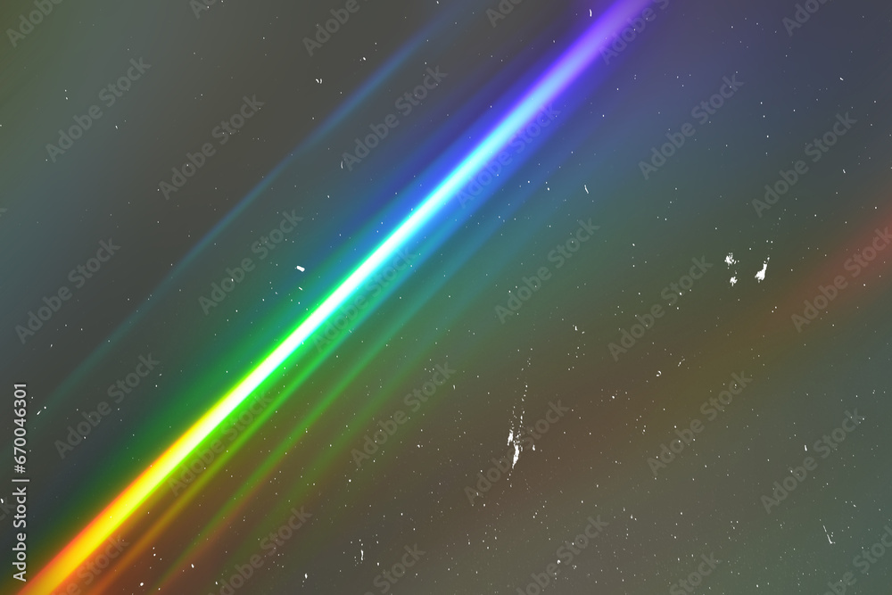 Rainbow refraction prism light effect rainbow sunlight holographic rays ...