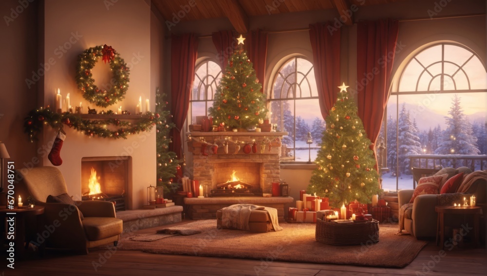 A cozy and warm Christmas home 7
