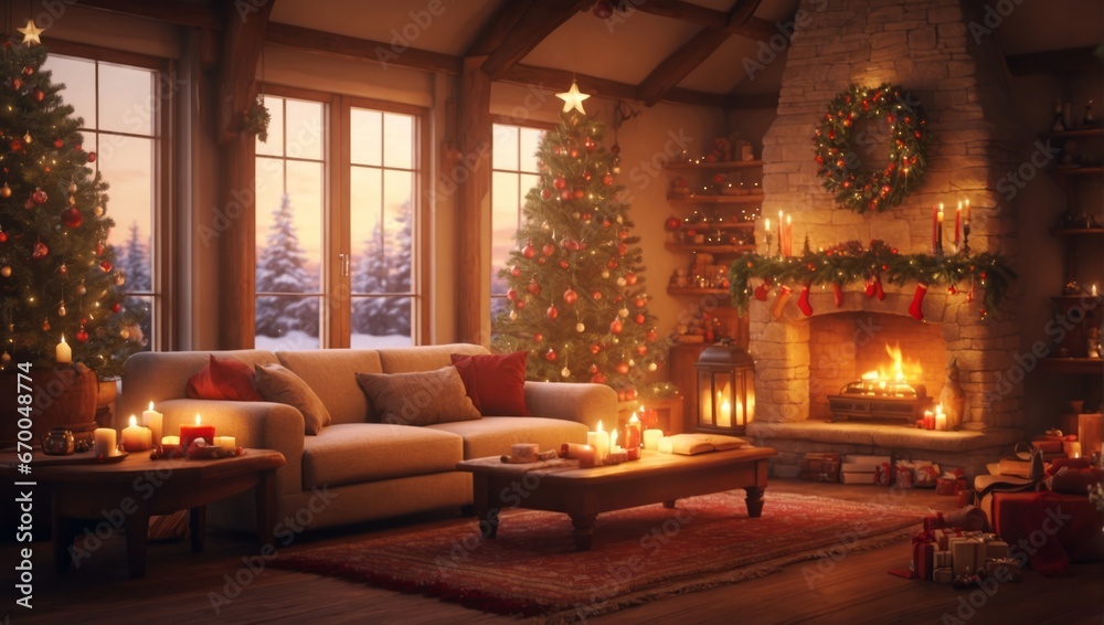 A cozy and warm Christmas home 16