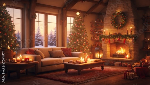 A cozy and warm Christmas home 16