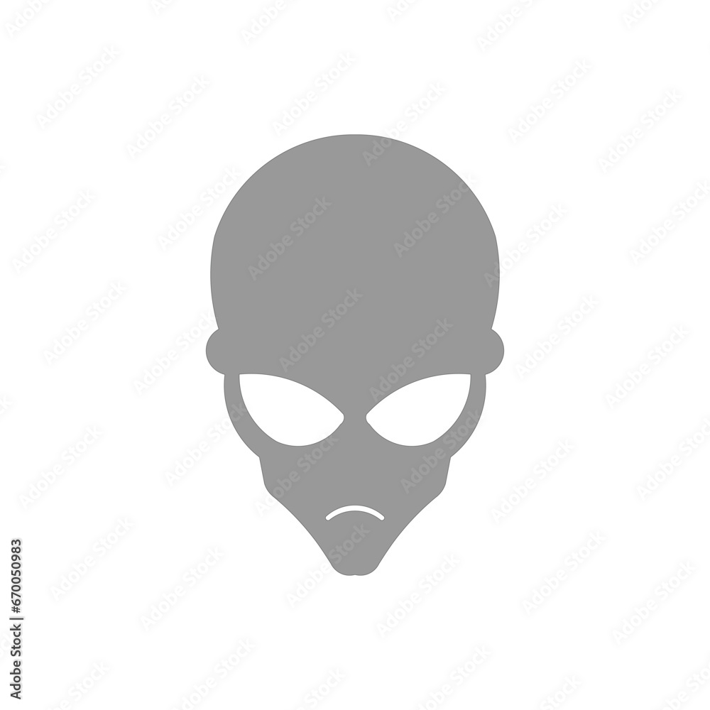 icon vector alien illustration design