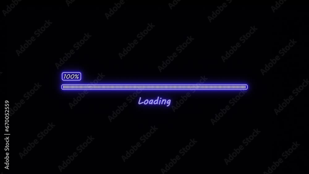 Simple Loading bar screen progress animation. Progress loading bar 0-100% Simple Loading bar screen progress animation. Progress loading bar 0-100%