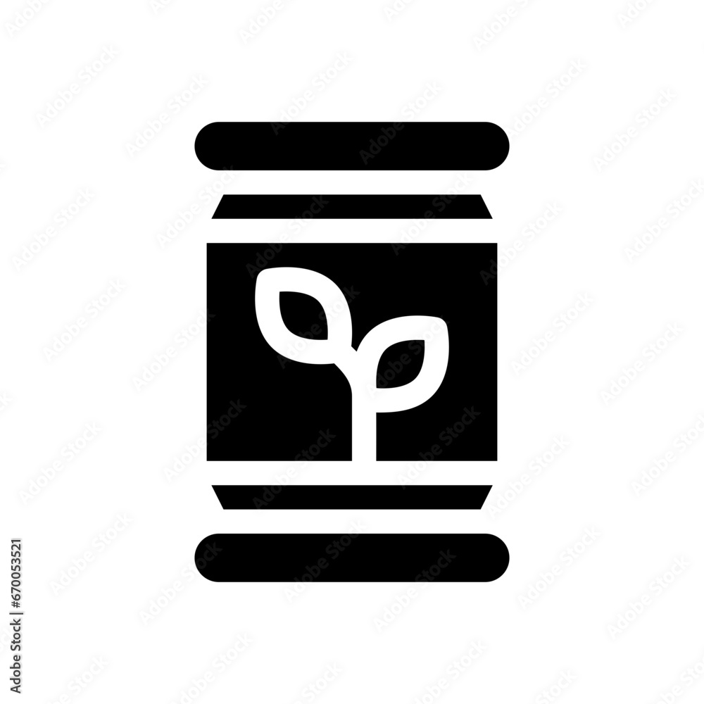 can glyph icon can glyph icon