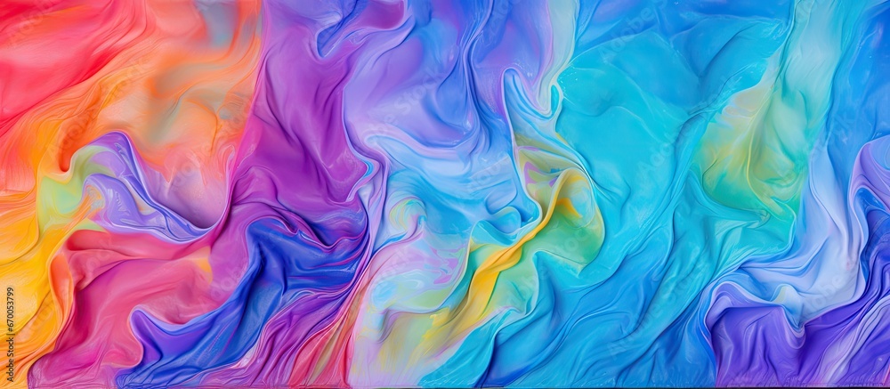 Fototapeta premium Majolica inspired tie dye print