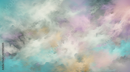Pastel Clouds: Serene Abstract Vibrant Sky Texture