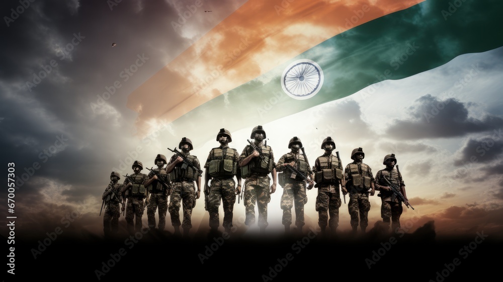 India Army Day - obrazy, fototapety, plakaty 