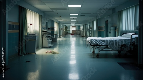 Empty Hospital Interior