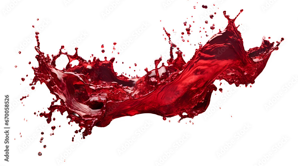 Red wine splash isolated on transparent or white background Red wine splash isolated on transparent or white background