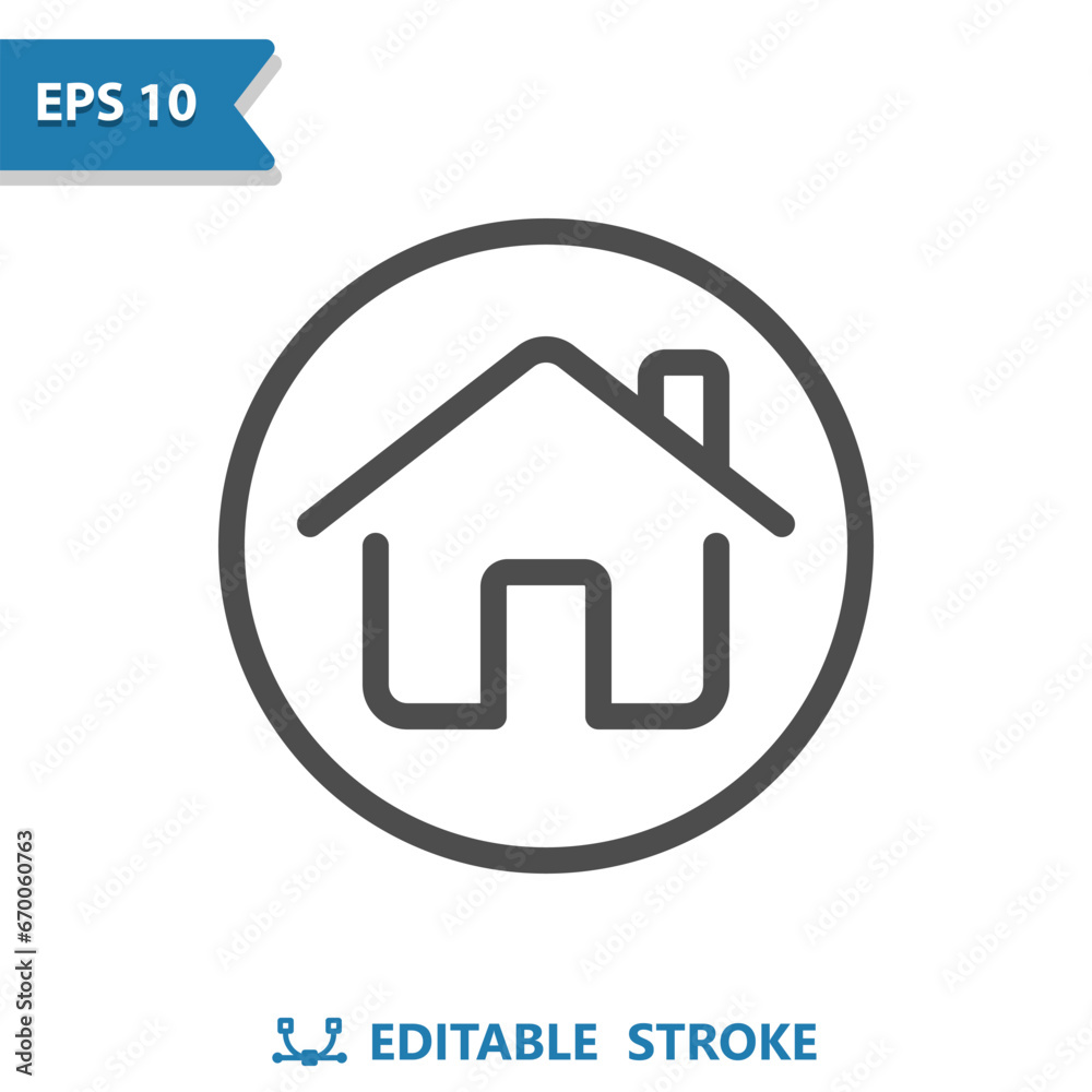 Real Estate Icon. House, Home, Button, Building Real Estate Icon. House, Home, Button, Building