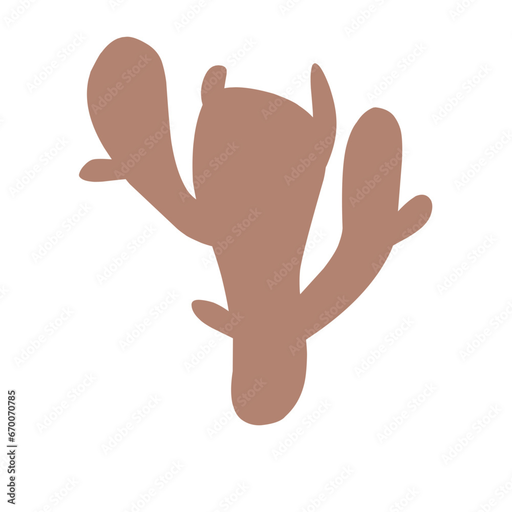 Obraz premium Ginger vector silhouette 