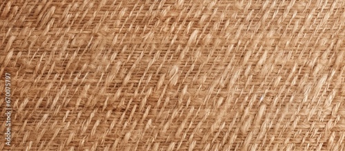 Promote jute sack texture as part of modern fashion Use thin rope design for various prints