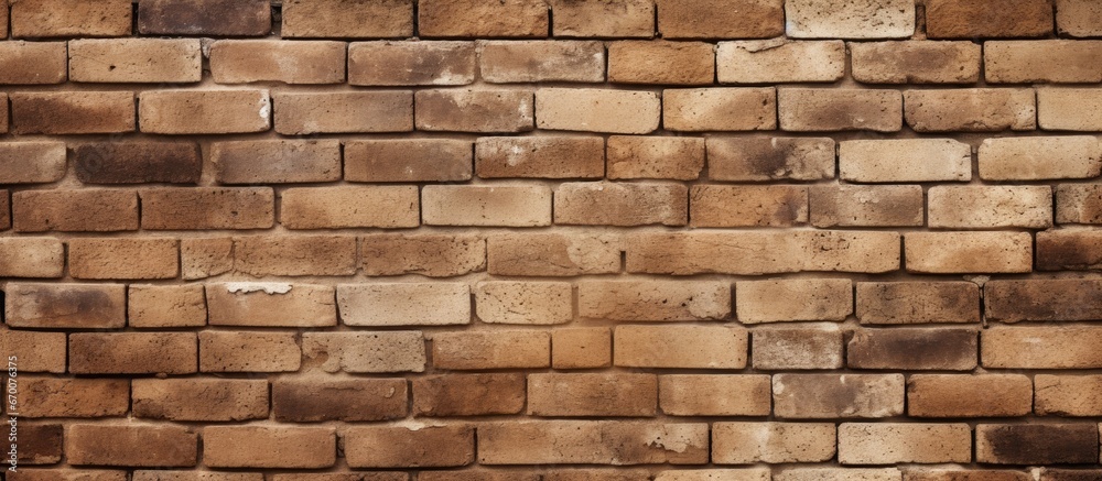Brownish wall made of bricks Brownish wall made of bricks