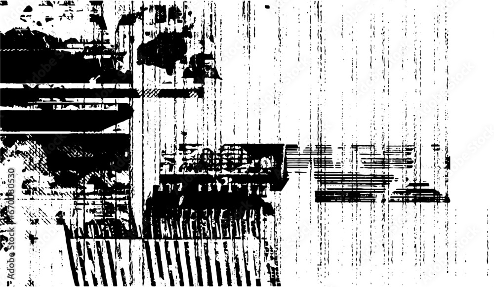 Obraz premium Old damage Dirty grainy and scratches. Distress overlay vector textures. distressed black grain texture. Abstract mild textured effect. 