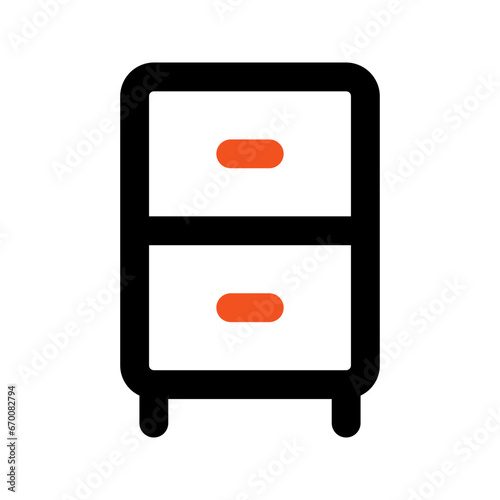 cabinet line icon