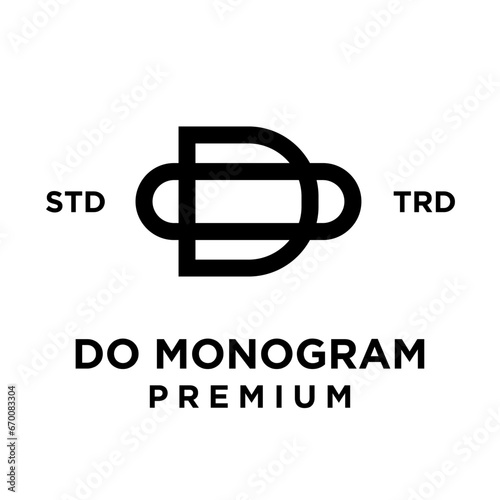 Do Letter initial logo icon template