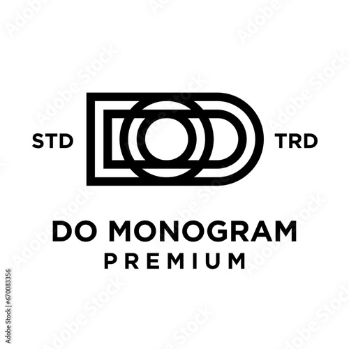 Do Letter initial logo icon template