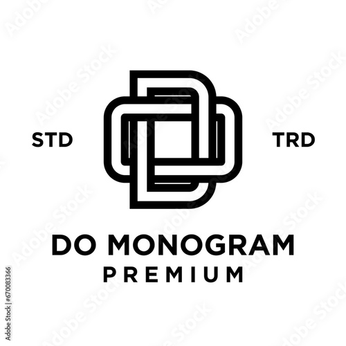 Do Letter initial logo icon template