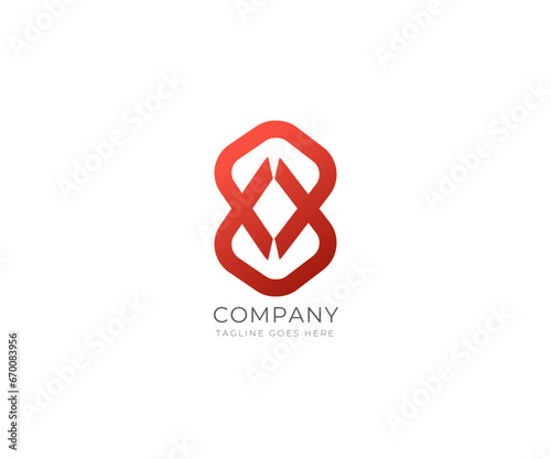 Abstract business company logo design photo