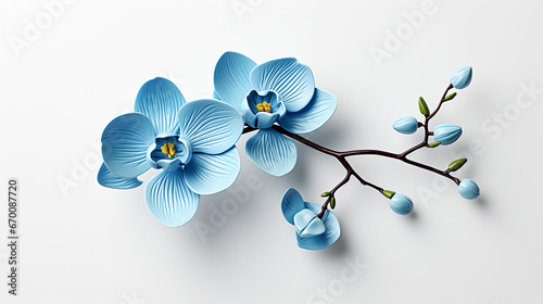 3d rendered photo of flower made with generative AI