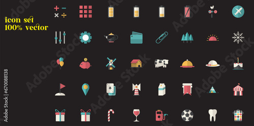 icon, set, vector, web, business, symbol, sign, design, icons, internet, media, logo, computer, website, illustration, phone, home, arrow, network, button, social, travel, mobile, seo, flat
