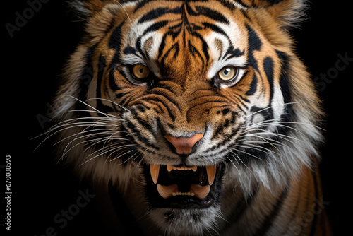 Ferocious tiger in nature © Kitta