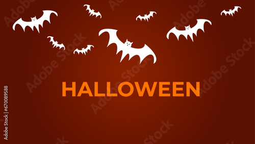 Bats vector for halloween background illustration