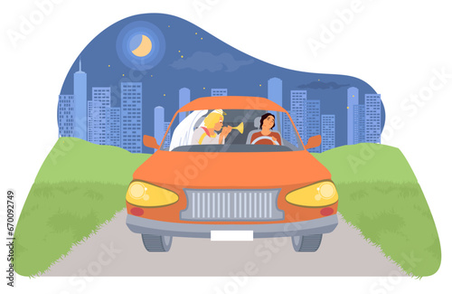 Holy angel keeper saving life of woman falling asleep at steering wheel