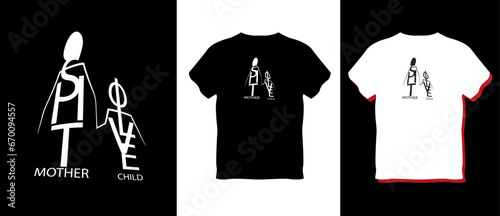 mothers love t-shirt design