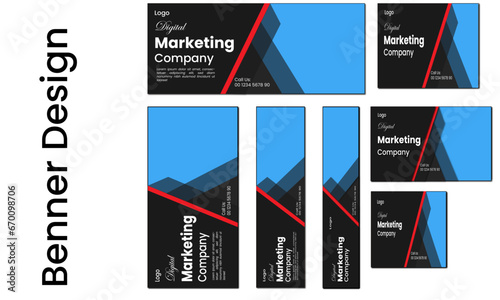 collection of sales ad templates, discount brochure templates, benner social media templates, can be printed and displayed on the web. Vector illustration of brochure template. 