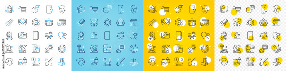 Vector icons set of Boat, Phone and Hold heart line icons pack for web with Credit card, Card, Cooking spoon outline icon. Smartphone recovery, Health skin, Delivery shopping pictogram. Vector Vector icons set of Boat, Phone and Hold heart line icons pack for web with Credit card, Card, Cooking spoon outline icon. Smartphone recovery, Health skin, Delivery shopping pictogram. Vector