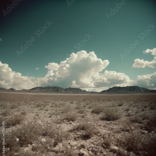 Desierto nublado