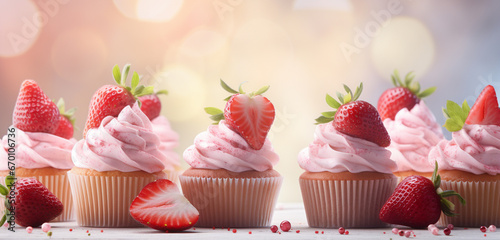 cupcake with pink frosting