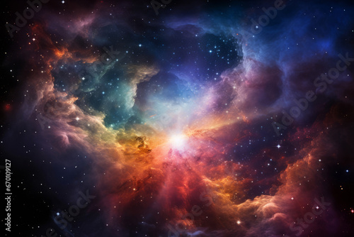 Generative ai cosmic galaxy space dust universe