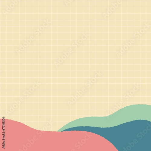 Abstract and simple card design. Cute template.