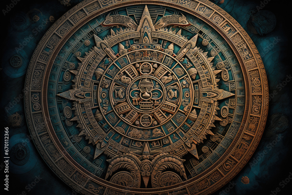 The Mayan Calendar - Generative AI 