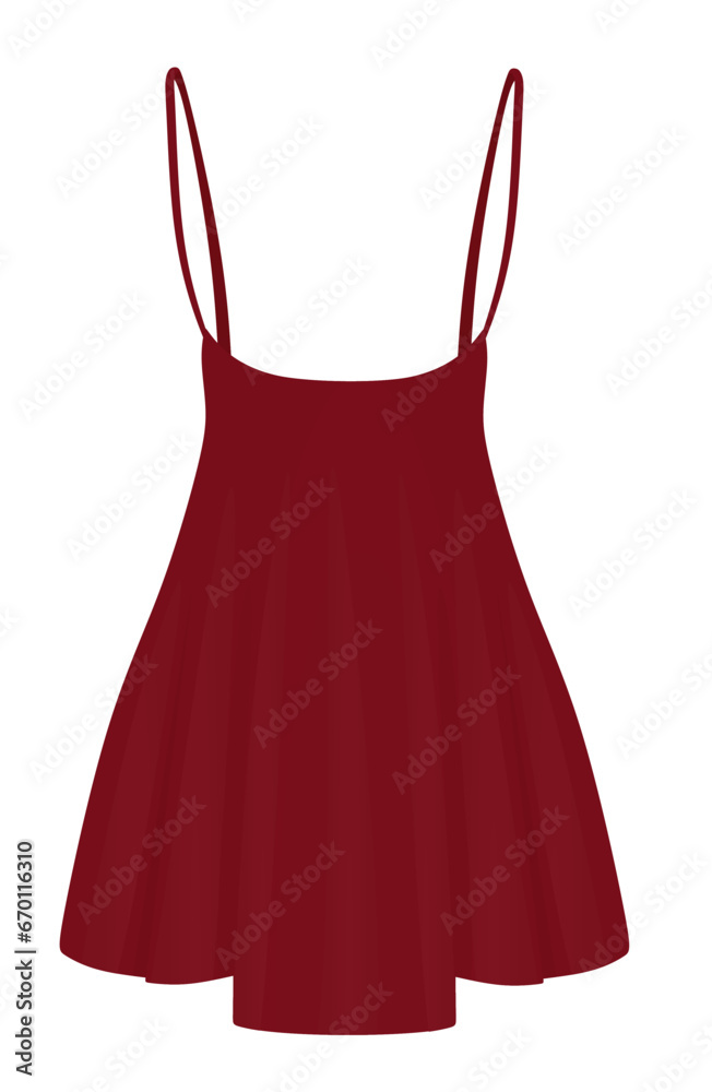 High waist skirt. vector illustration High waist skirt. vector illustration