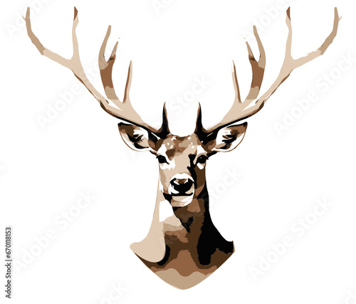 deer head isolated png 