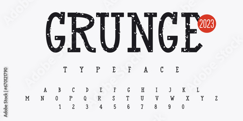 Grunge Font 003