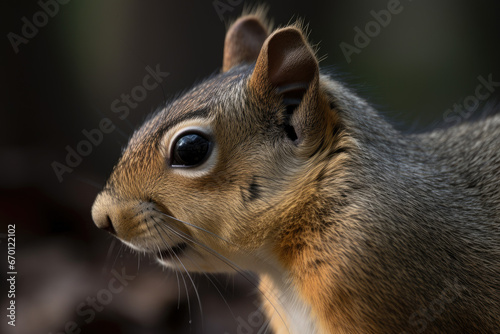 Portrait of a squirrel - Generative AI