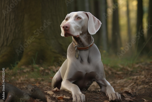 Labrador grey - Generative AI