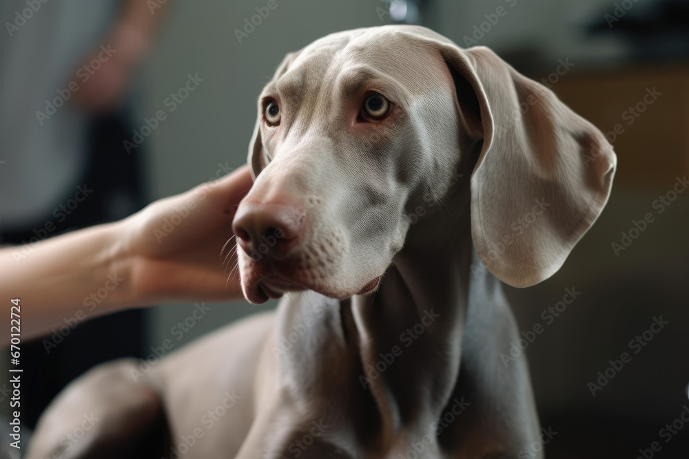 Portrait of a dog - Generative AI Portrait of a dog - Generative AI