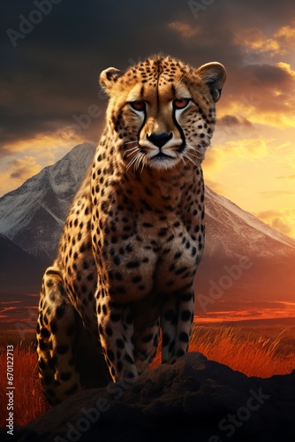 The Graceful Cheetah: Capturing the Speed and Elegance of Africa's Swift Predator