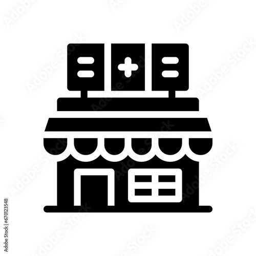 pharmacy glyph icon