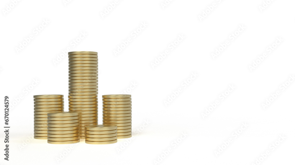 golden coin stacks 3d illustration for business transaction finance economic currency golden coin stacks 3d illustration for business transaction finance economic currency