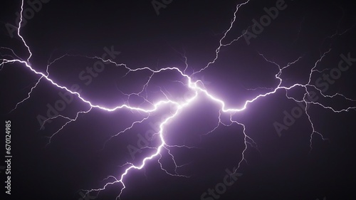 lightning in the sky lightning bolt isolated black background