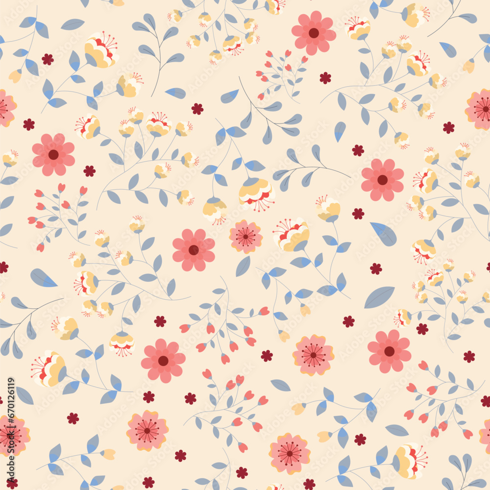 Abstract flower pattern background. Vector illustration. Abstract flower pattern background. Vector illustration.