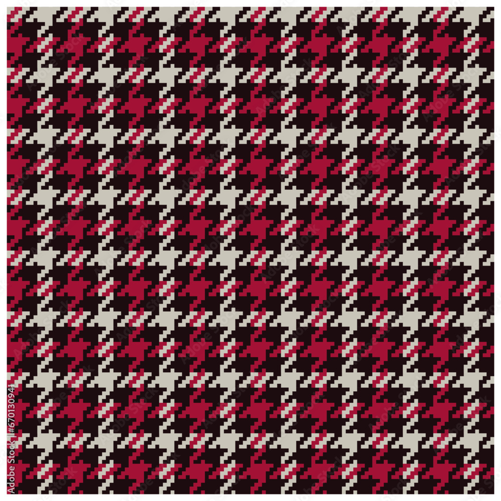 Houndstooth style fabric seamless vector graphic. Traditional design, also known as dogtooth, houndstooth pattern. Houndstooth style fabric seamless vector graphic. Traditional design, also known as dogtooth, houndstooth pattern.