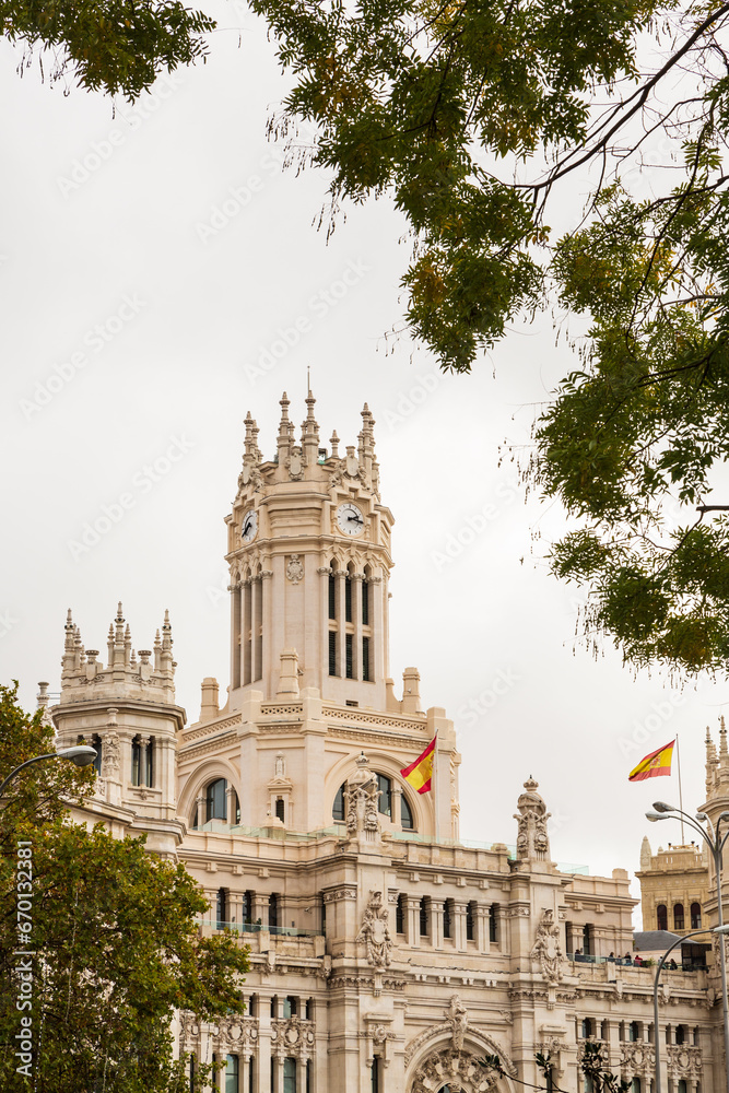 The Cybele Palace (City Hall), Madrid, Spain
